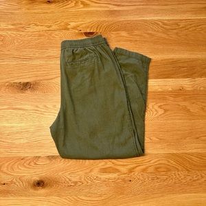 Old Navy Linen Blend High Rise Ankle Pants